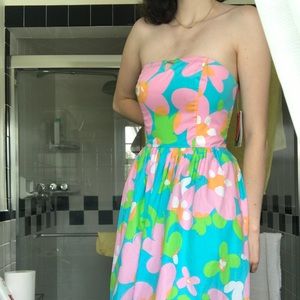 Lilly Pulitzer Strapless Dress -NEW with TAGS -0